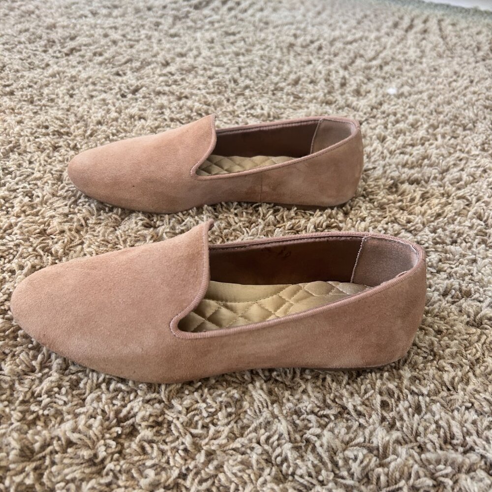 BIRDIES The Starling Loafers in Women's Size 6 in Latte Suede - Picture 5 of 9